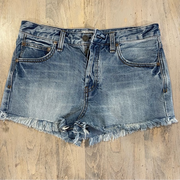 Free People Cut-off Jean Shorts - Picture 1 of 11